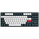 Ducky Channel One 2 Tuxedo TKL (Cherry MX Blue) High-end keyboard - compact TKL format - blue mechanical switches (Cherry MX Blue switches) - PBT keys - AZERTY, French