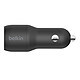 Avis Belkin Boost Charge Chargeur de voiture 2 ports USB-A (24 W) sur prise allume-cigare avec câble USB-A vers micro-USB 1 m