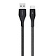 Avis Belkin DuraTek Plus USB-C vers USB-A avec sangle de fermeture (Noir) - 1.2 m