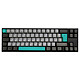 Ducky Channel MIYA Pro Moonlight (Cherry MX Black) High-end keyboard - ultra-compact 65% size - black mechanical switches (Cherry MX Black switches) - white backlighting - PBT keys - AZERTY, French