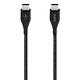Belkin Boost Charge USB-C vers USB-C avec sangle de fermeture (Noir) - 1.2 m pas cher