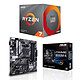 Kit Upgrade PC AMD Ryzen 7 3700X ASUS PRIME B550M-A Carte mère Socket AM4 AMD B550 + AMD Ryzen 7 3700X Wraith Prism LED RGB (3.6 GHz / 4.4 GHz)