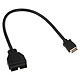 Kolink Cble USB-C 3.1 to USB 3.0 internal adapter - 25 cm - Black USB 3.1 Type-C to USB 3.0 Type-A internal adapter cable