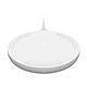 Belkin Induction Charger Boost Charge 10 W without AC adapter (White) 10W Qi Induction Charger for Qi compatible smartphones and tablets without power adapter - White