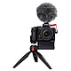 Nikon Z 50 Kit Vlogger Kit Vlogger con fotocamera ibrida APS-C, obiettivo DX 16-50mm f/3.5-6.3 VR, microfono cardiode, mini treppiede e piastra di montaggio
