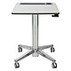 Ergotron LearnFit (lower column) Mobile sit-stand desk with castors and adjustable height
