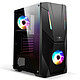 Spirit of Gamer Rogue 5 ARGB Edition Black Medium Tower case with tempered glass centre and ARGB backlighting