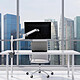 Avis Ergotron LX Desk Mount LCD Monitor Arm Tall Pole Blanc