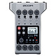 Zoom PodTrak P4 4 channel podcast recorder - 4 XLR mic inputs - 4 headphone outputs - USB-C - SDXC slot