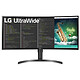 LG 35" LED - 35WN75CP-B Ecran PC UltraWide WQHD - 3440 x 1440 pixels - 5 ms (gris à gris) - 21/9 - Dalle VA incurvée - HDR - FreeSync - 100 Hz - DisplayPort/HDMI - USB-C - Hub USB 3.0 - HP 2 x 7W - Noir