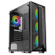 Xigmatek Trio Medium tower case with tempered glass centre, faade mesh and 4 x 120 mm RGB fans