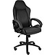 REKT M8 (Black) Leatherette seat with 20° reclining backrest and fixed upholstered armrests (up to 120 kg)