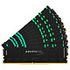 HyperX Predator RGB 256 Go (8 x 32 Go) DDR4 3200 MHz CL16 Kit Quad Channel 8 barrettes de RAM DDR4 PC4-25600 - HX432C16PB3AK8/256