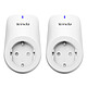 Tenda SP3 Wi-Fi smart plug (x2) 2 Wi-Fi Smart Sockets compatible with Google Assistant and Amazon Alexa