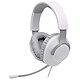 JBL Quantum 100 White Wired circum-aural headset for gamers - Removable microphone - 3.5 mm jack - PC / Mac / Consoles / Mobile compatible