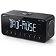 Muse M-196 DBT Radio-réveil FM/DAB+ - Bluetooth 5.0 - NFC - Double alarme - Snooze/Sommeil - AUX/USB