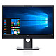 Dell 23.8" LED - P2418HZ 1920 x 1080 pixels - 6 ms - Format large 16/9 - Dalle IPS - Pivot - DisplayPort - HDMI - Hub USB - Webcam - Noir