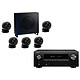 Denon AVR-X2700H DAB Black Cabasse Eole 4 Black 7.2 Home Cinema Receiver - 95W/Channel - Dolby Atmos/DTS:X - DAB Tuner - HDMI 8K - Upscalling 8K - HDR - Wi-Fi/Bluetooth/AirPlay 2 - Multiroom 5.1 Speaker Pack