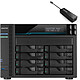 Adattatore ASUSTOR AS6508T AS-U2.5G Server NAS Barebone 8-bay 8GB DDR4 Intel Atom C3538 - 2x 10 GbE 2x 2.5 GbE Adattatore di rete su porta USB Type-C