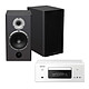 Denon RCD-N11DAB White Cabasse Antigua MT22 Black Satin Connected mini-speaker - 2 x 65 Watts - CD/DAB /USB - Wi-Fi/Bluetooth/AirPlay 2 - HEOS Multiroom - Google Assistant and Alexa compatible Library Speaker 75W (pair)