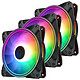 Deepcool CF120 PLUS (set of 3) Pack of 3 PWM 120 mm case fans with ARGB LED