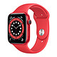 Apple Watch Series 6 GPS Aluminium PRODUCT(RED) Sport Band 44 mm Smartwatch - Aluminium - Waterproof - GPS - Heart Rate Monitor - Retina Always On - Wi-Fi 5 GHz / Bluetooth - watchOS 7 - Sport Wristband 44 mm