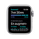 Apple Watch SE GPS Silver Aluminium Sport Band White 40 mm pas cher