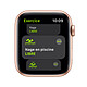 Nota Apple Watch SE GPS Gold Aluminium Sport Band Pink Sand 44 mm