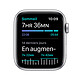 Apple Watch SE GPS Silver Aluminium Bracelet Sport White 44 mm pas cher