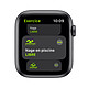 Nota Apple Watch SE GPS Space Gray Alluminio Sport Band Nero 44 mm
