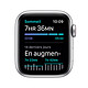 Apple Watch SE GPS Cellular Silver Aluminium Sport Band White 40 mm pas cher
