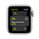 Nota Apple Watch SE GPS Cellular Silver Aluminium Sport Wristband White 40 mm