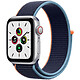 Apple Watch SE GPS + Cellular Silver Aluminium Bracelet Sport Deep Navy 40 mm Montre connectée 4G - Aluminium - étanche - GPS - Cardiofréquencemètre - écran Retina - Wi-Fi 2.4 GHz / Bluetooth - watchOS 7