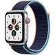 Apple Watch SE GPS Cellular Silver Aluminium Sport Wristband Deep Navy 44 mm Connected Watch - Alluminio - Impermeabile - GPS - Cardiofrequenzimetro - Display Retina - Wi-Fi 2.4 GHz / Bluetooth - watchOS 7 - Cinturino sportivo 44 mm