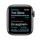Apple Watch SE GPS + Cellular Space Gray Aluminium Bracelet Sport Black 44 mm pas cher