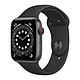 Apple Watch Serie 6 GPS Cellulare Alluminio Grigio Spaziale Cinturino Sportivo Nero 44 mm Orologio connesso 4G - Alluminio - Impermeabile - GPS - Cardiofrequenzimetro - Retina sempre accesa - Wi-Fi 5 GHz / Bluetooth - watchOS 7 - Cinturino sportivo 44 mm