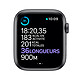 Acquista Apple Watch Serie 6 GPS Cellulare Alluminio Grigio Spaziale Cinturino Sportivo Nero 44 mm