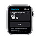 Nota Apple Watch Serie 6 GPS Cellulare Alluminio Argento Cinturino Sportivo Bianco 44 mm