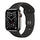 Apple Watch Series 6 GPS Cellular Stainless steel Graphite Sport Band Black 44 mm 4G Smartwatch - Stainless Steel - Waterproof - GPS - Heart Rate Monitor - Retina Always On - Wi-Fi 5 GHz / Bluetooth - watchOS 7 - Sport Strap 44 mm