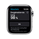 Nota Apple Watch Serie 6 GPS Cellulare in acciaio inossidabile Argento Milanese da polso 40 mm