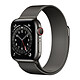 Apple Watch Series 6 GPS Cellular Stainless steel Graphite Band 40 mm 4G Smartwatch - Stainless Steel - Waterproof - GPS - Heart Rate Monitor - Retina Always On - Wi-Fi 5 GHz / Bluetooth - watchOS 7 - 40 mm Band