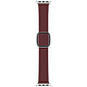 Apple Bracelet Modern Buckle 40 mm Garnet - Large Modern buckle bracelet for Apple Watch 38/40 mm