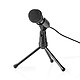 Nedis Wired microphone with on/off button and 3.5 mm tripod Wired microphone with on/off button and Tripod and 3.5 mm jack