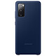 Samsung Coque Silicone Bleu Galaxy S20 Fan Edition Coque en silicone pour Samsung Galaxy S20 Fan Edition