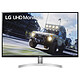 LG 31.5" LED - 32UN500-W 3840 x 2160 pixels - 4 ms (grey to grey) - 16/9 - VA panel - HDR10 - FreeSync - HDMI/DisplayPort - Speakers - Black/White