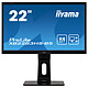 iiyama 21.5" LED - ProLite XB2283HS-B5 1920 x 1080 pixels - 4 ms (gris à gris) - 16/9 - Dalle VA - HDMI/VGA/DisplayPort - Pivot - Haut-parleurs - Noir
