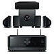 Yamaha RX-V4A Noir + Focal Pack Cinema+ Ampli-tuner Home Cinema 5.2 - 80W/canal - Tuner FM/DAB - HDMI 8K - 4K/120Hz - HDR10+ - Wi-Fi/Bluetooth/AirPlay 2 - Multiroom + Pack d'enceintes 5.1