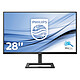 Philips 28" LED - 288E2A/00 3840 x 2160 pixels - 4 ms (greyscale) - 16/9 - IPS panel - FreeSync - HDMI/DisplayPort - HP intgrs - Black