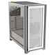 Corsair 4000D AIRFLOW Tempered Glass (White) Mid tower case with tempered glass panel and MESH front panel
