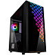 BitFenix Dawn TG (Black) Mid tower PC case with faade, tempered glass vents and ARGB lighting